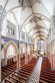 Binnenkant van de St. Werenfriduskerk in Zieuwent